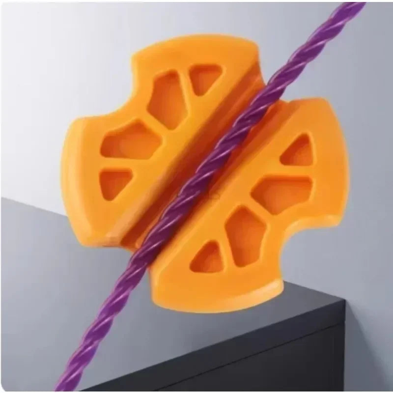 1/2pcs Portable Wire Drawing Machine Rubber Thread Device Electrician Wire Holder Tool Wire Drawing Anti-slip Clamp