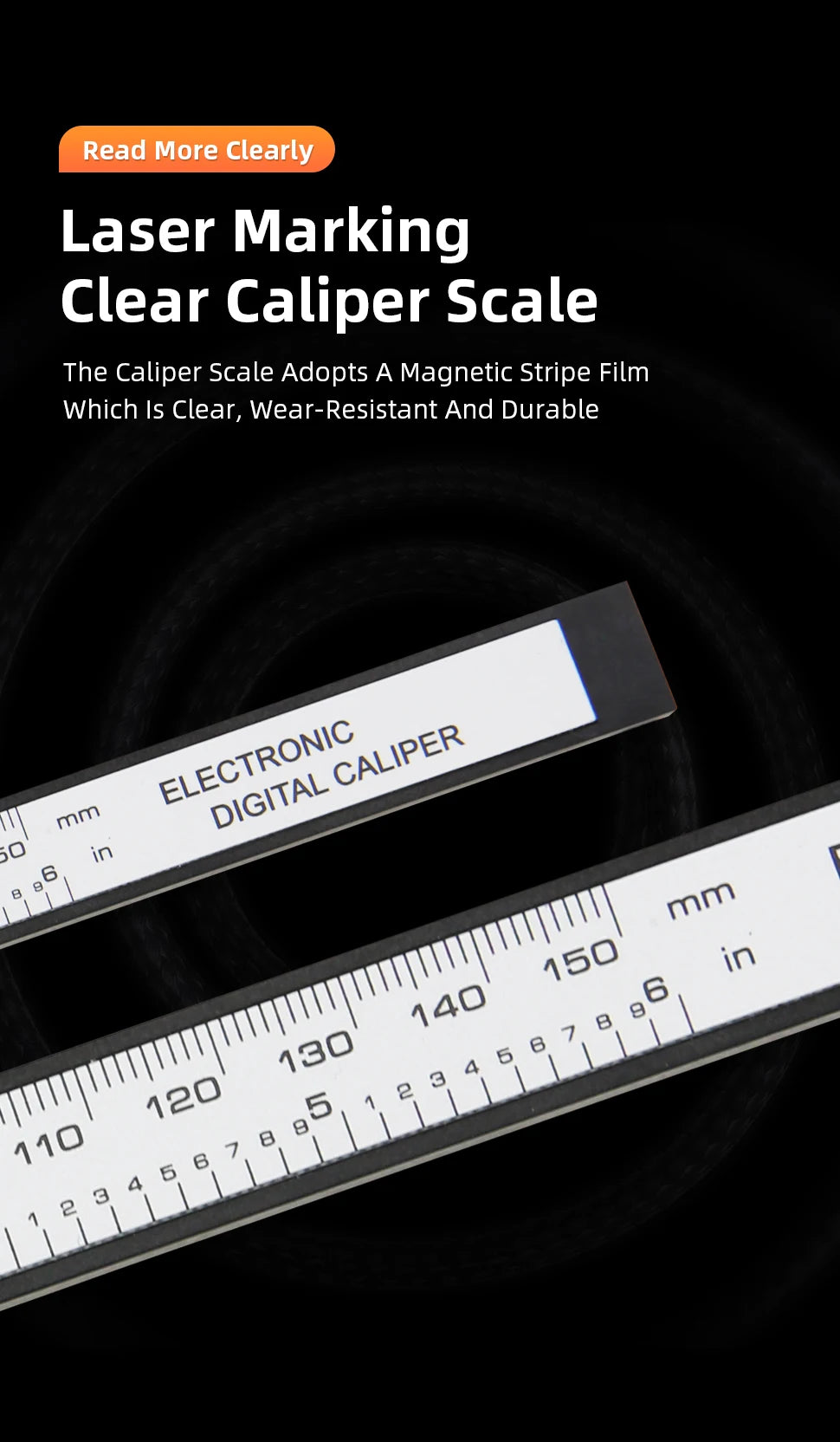 Plastic Caliper Pachometer Digital Caliper Electronic Ruler Vernier Digital Caliber Measuring Tool Digital Calibrator Micrometer