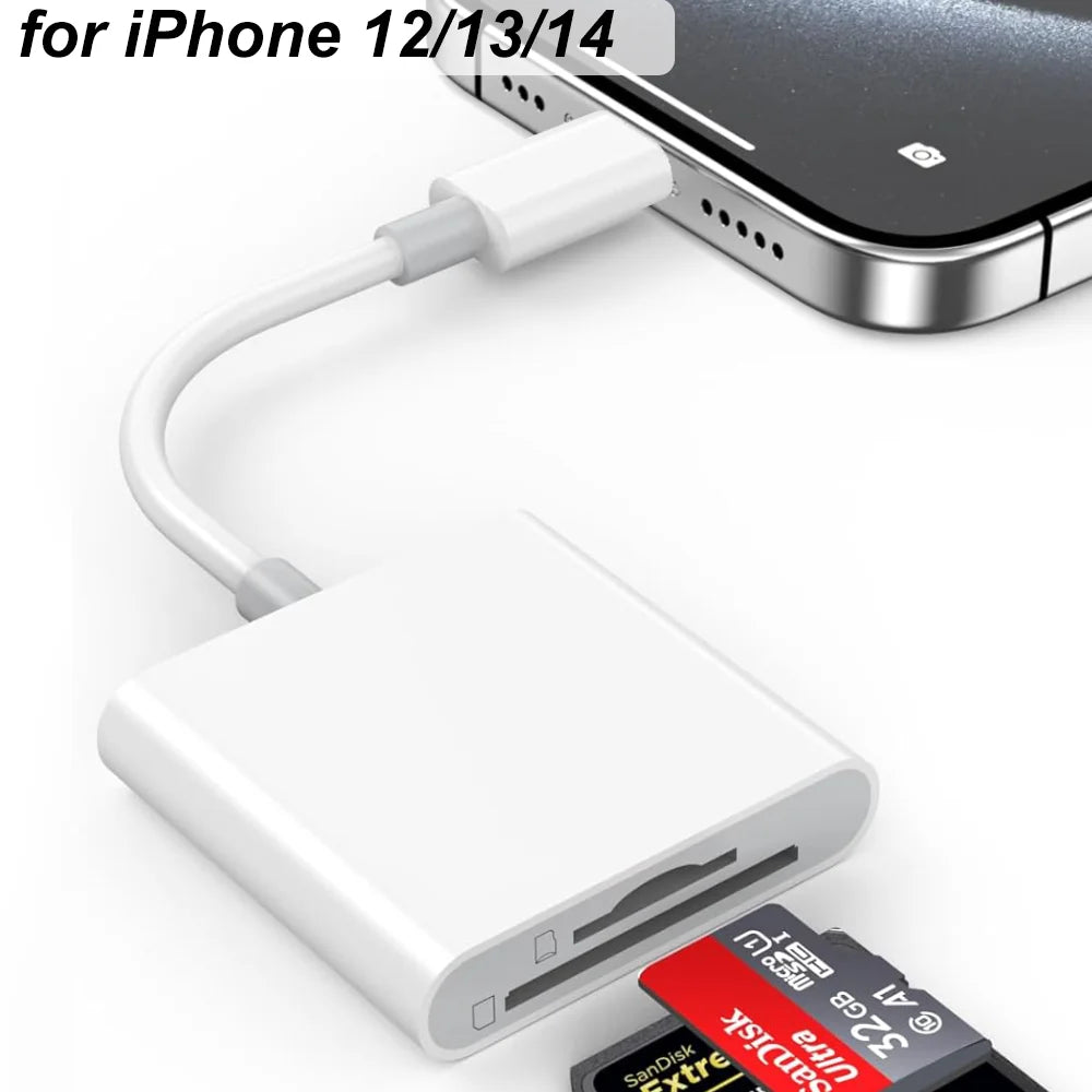 New 5 In 1 SD Card Reader USB HUB for iPhone 12 13 14 15 16 17 Huawei USB 3.0 Type C to SD TF Card Memory Reader OTG Adapter