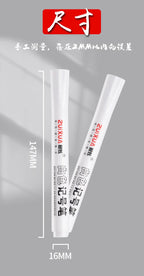 5pcs White Marker Paint Pens Waterproof Rubber Permanent Marker Pen Car Tyre Tread Environmental Tire Painting DIY Graffiti Pens