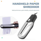 Usb Portable Paper Shredder Multifunctional Mini Electric Paper Shredder Document Strip Cutter Office Stationery User-Friendly