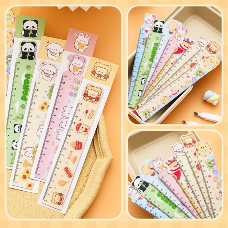 Magnetic Ruler Multifunction Cartoon Soft Ruler Ruler Cute Student School Supplies Reward Children Stationery Small Gift