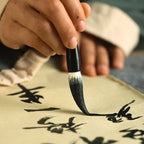 Traditional Chinese Calligraphy Brush Goat's Hair Oil Watercolor Scriptures Writing Brush Wood High-end Art Paint Brush