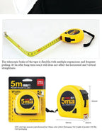 Deli 8202 8203Pocket Ruler Power Tape 3m 5m Length 13mm 16mm Width Tape Flexible Rulers