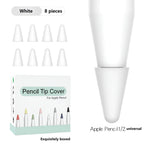 8pcs Soft Silicone Nib Cover For Apple Pencil 1 2 Tip Case Sleeve For Apple Pencil 1st 2nd Gen Touchscreen Stylus Pen Nib Case