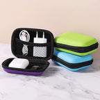 1-20PCS Headphone Organizer Portable Travel Cable Organizer Data Cable Organizer Bag Zipper Bag Electronics Organizer Bag