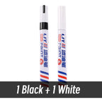 3mm 10p Colorful 8 Colors Permanent Paint Marker Waterproof White Markers tire tread rubber fabric Paint metal Paint Marker Pens