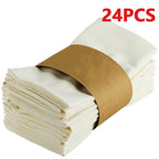 Table Cloth Napkins Durable Polyester Thicken Placemat Reusable for Kitchen Dining  Wedding Decoration 16inch*16inch
