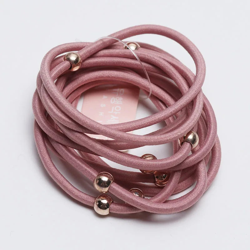 10PCS New Girls Elastic Hair Rubber Bands Kids Headbands Women Hair Tie Hair Gum Ponytail Hair Holders Hair Accessories