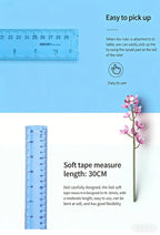 Deli 6209 30cm Bendable Soft Ruler Unbreakable Flexible Plastic Straight Ruler Cute Design For Kids Students Office Use