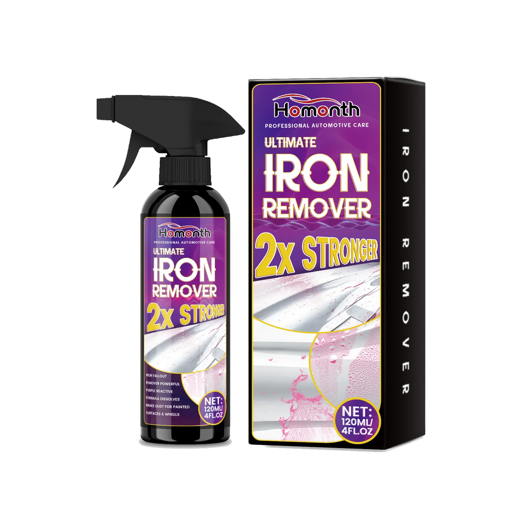 Large Capacity Powerful Car Rust Remover Spray - Exhaust/Wheel Care, Metal Powder Remover