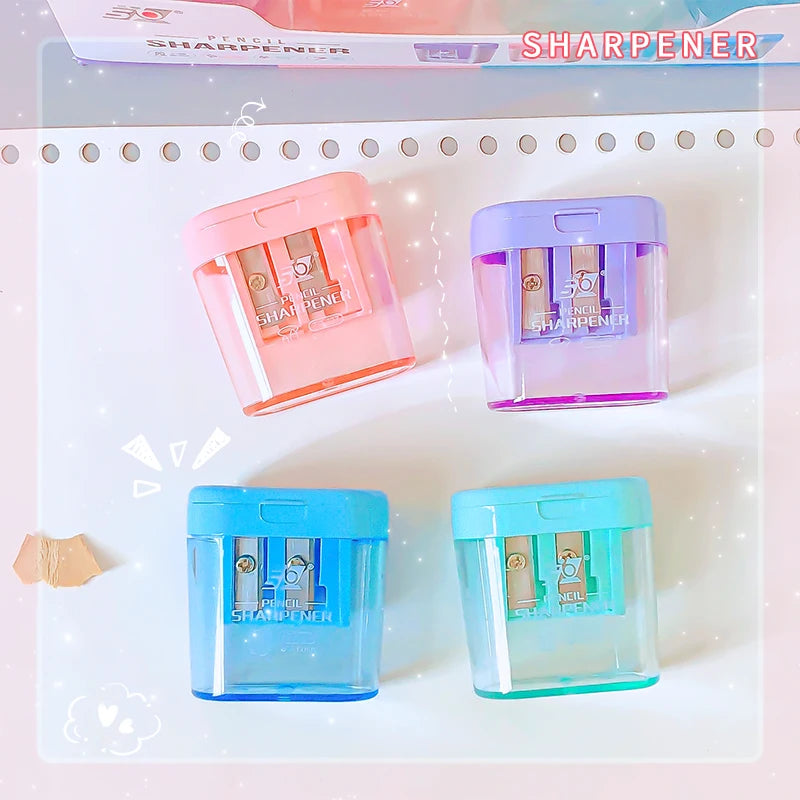 kawaii stationery supplies bar teacher accessories school useful cute Colorful pencil Sharpener aesthetic school supplies