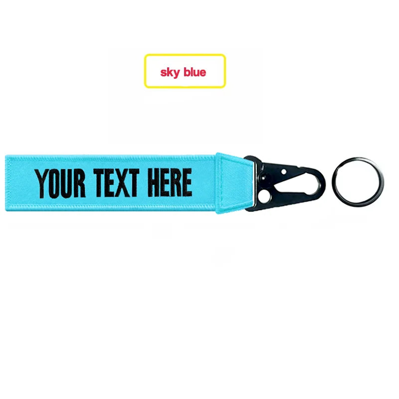 Customized Luggage Tag, Personalized Keychain, Name Patch, Embroidery Accessories for Suitcase and Bag, Luxury Eagle Beak Buckle
