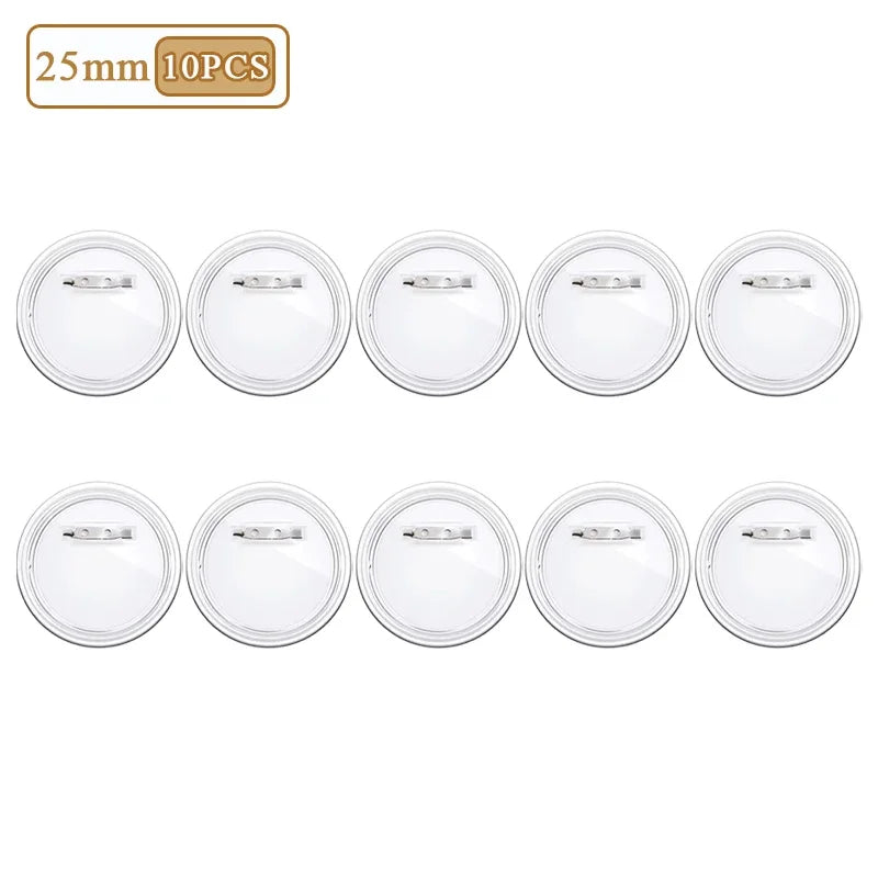DIY Badge Making Kit Round Pin Button Supplies for Custom Name Tags Brooches Cosplay Event Party Craft Decoration Accessories