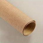 Self-Adhesive Duty Burlap Paper Roll - Multi-Purpose Craft Material for Gift Boxes, Photo Frames, Furniture Decor