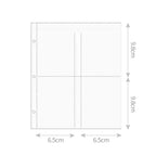 PLRBOK A5 D Shape 3 Ring Refillable Photo Album with Magnetic Buckle,Glitter PU Leather Binder Cover,10×15 15×21 1/2/4 Pockets