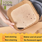 Air Fryer Disposable Paper Liner For Cosori ninja  Square/Round Nonstick Parchment Baking Oven Paper Kitchen Accessories