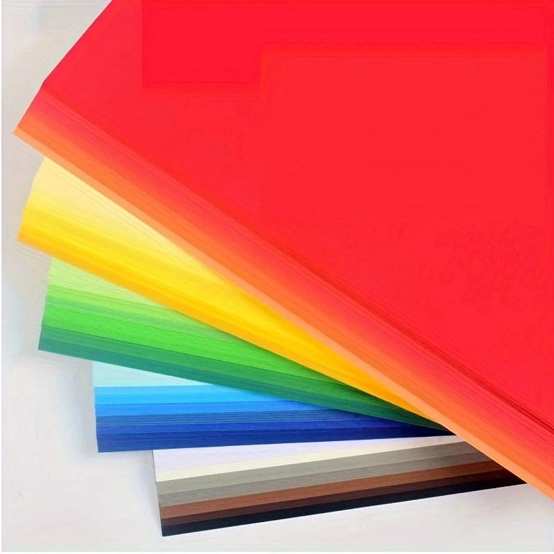 35sheets Colored Paper Cardstock Different Color Cardstock 230 GSM for DIY Art Scrapbook Paper Crafting School Office Supplies