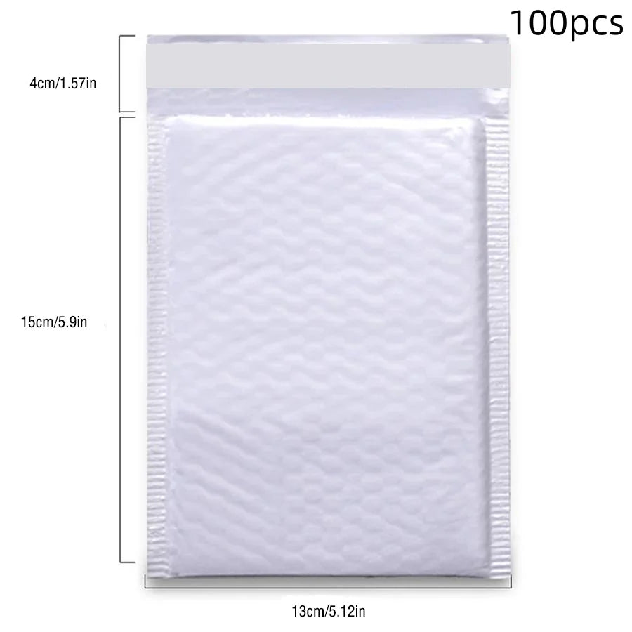 50PCS 100PCS White Multifunctional Bubble Mailing Envelope SelfAdhesive Sealed Express Packaging Suitable For Multiple Scenarios