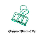 High Quality 51/32/19mm Multicolor Metal Binder Clip Clamp Paper Bookmark Clips Decorative Journal Clips School Office Supplies