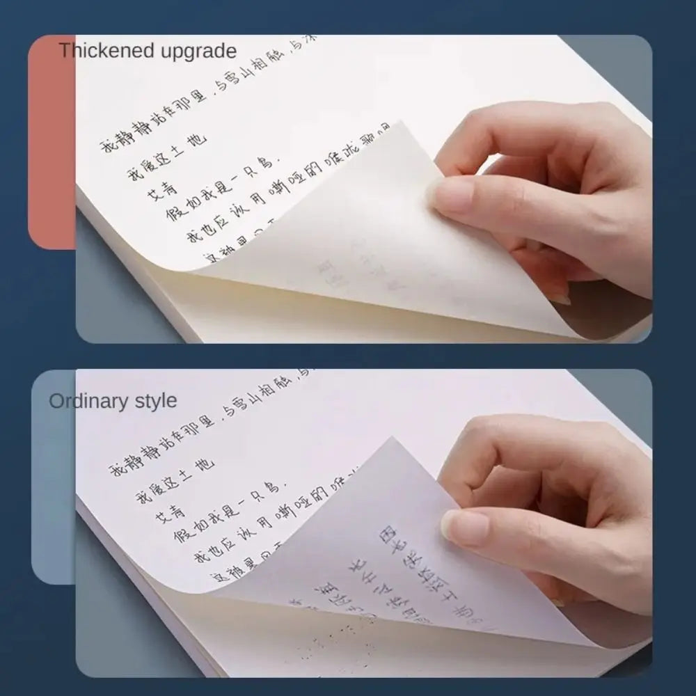 40/100 Sheets Blank Draft Paper Grids/Blank Beige Eye Protection Calculation Paper A4/B5 Notebook Study Painting Supplies