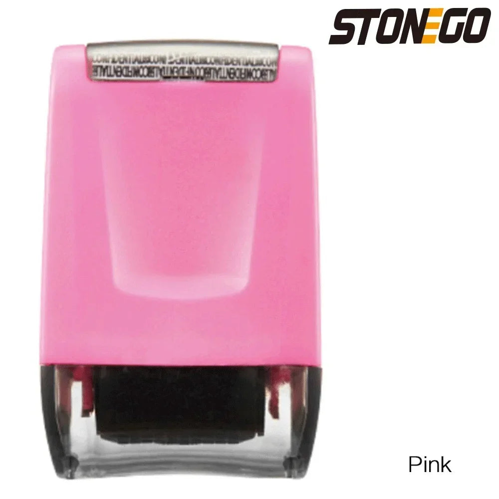 Roller Privacy Seal Anti-Leakage Confidentiality Stamp for Personal Information Face Sheet Courier Use