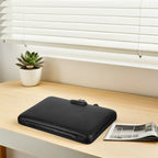 Portable Fireproof Document Box Lockable Accordion File Organizer 13 Pockets Zippered Folder Storage Bag for Home Office