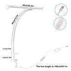 Single Double Triple Head LED Clip Desk Lamp Dimmable USB Eye-Caring Architect Table Lamp Computer Monitor Light for Office Home