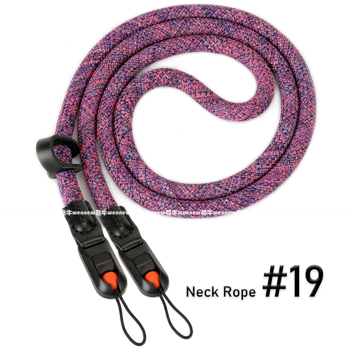 Quick Release Beads Round Rope Camera Shoulder Strap Lanyard for Canon Nikon Panasonic Sony Fujifilm Neck Strap Wrist Strap