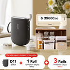 NIIMBOT D11 New Version Label Printer Mini Portable 300DPI Bluetooth Wireless Label Maker Name Tag Kitchen Sticker PrintingMaker