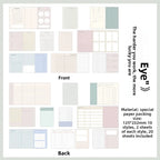 A7M5 Two Size 20Sheets Loose Leaf Inner Page Notebook Refill Spiral Weekly Monthly To Do Inside Paper Stationery