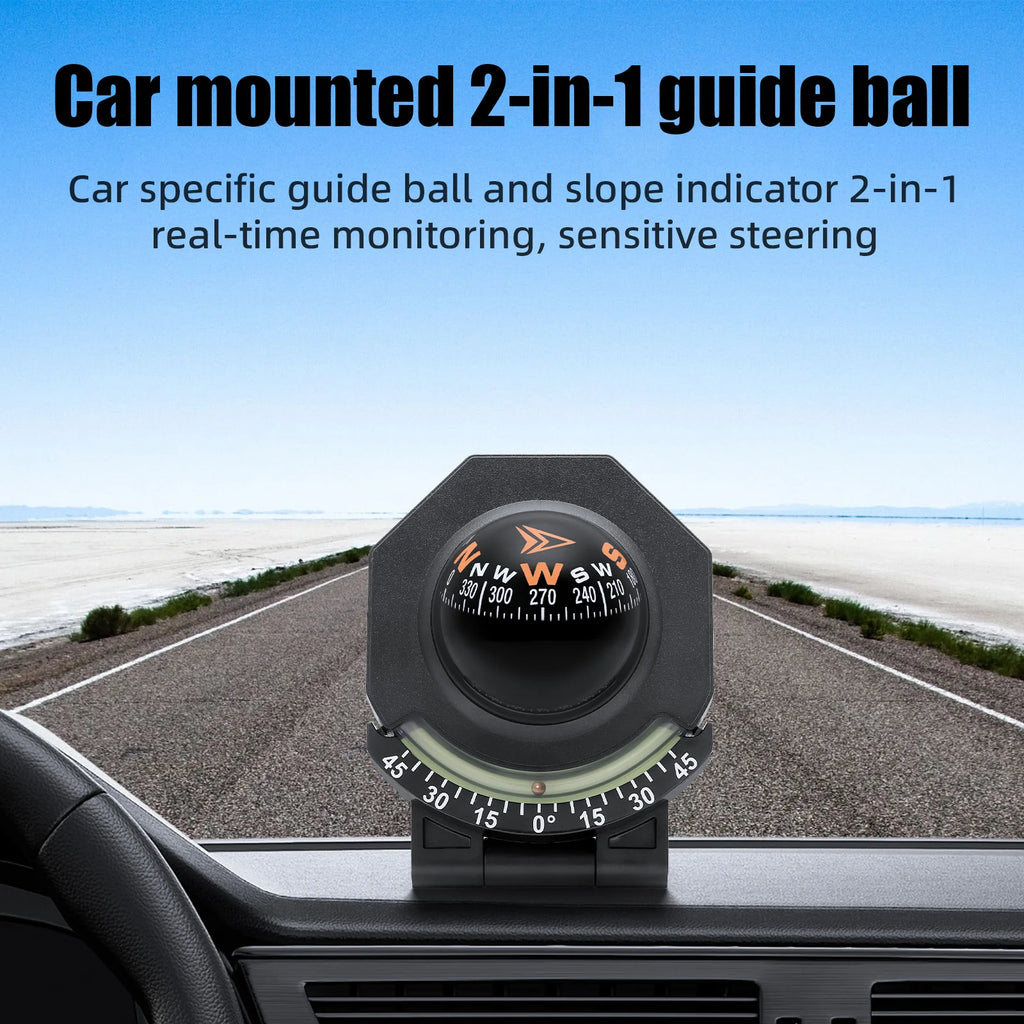Various Compass Portable Compact Navigation Compass Device Universal Outdoor High Precision Compass For Car Boat Moto Bicycle