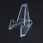 1-30Pcs Clear Acrylic Coin Display Stand Holders Small Easel Rack Trading Card Holder Support For Kpop Idol Card Organizer