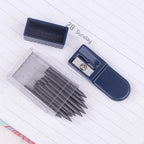 1 Set Mine Compas Pointer Sharpener Pencil Lead Stationery Compass Core With 2mm Manual Office Portable Storage