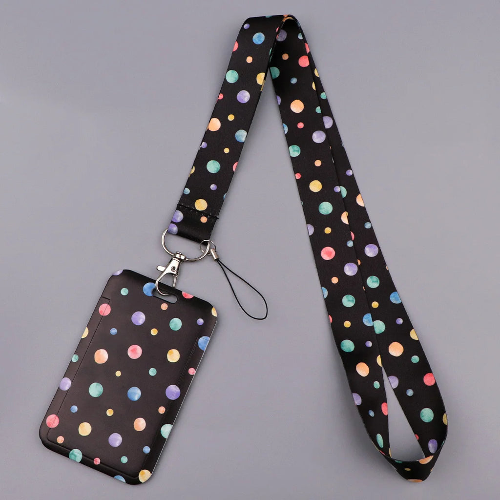 Heart Credential Holder Minimalist Style Lanyards for Key Neck Strap For Card Badge Gym Keychain Keyring Accessories Gifts