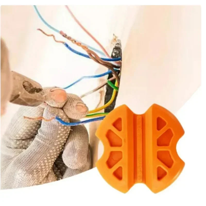 1/2pcs Portable Wire Drawing Machine Rubber Thread Device Electrician Wire Holder Tool Wire Drawing Anti-slip Clamp