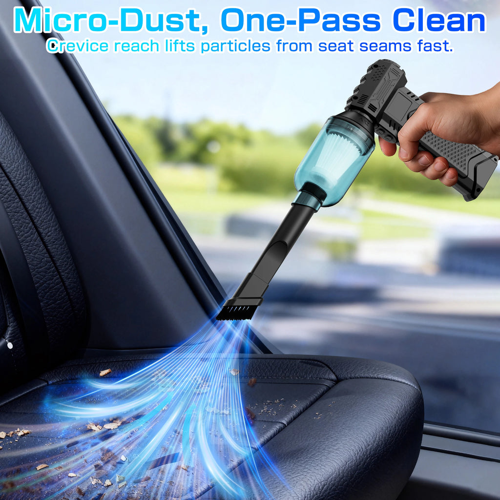 Computer Keyboard Vacuum Cleaner Powerful Turbo Fan Violent Jet Blower Cleaning Tools Air Duster Hair Dryer Electric for Car Camera Home Outdoors Camping Truck RV Universal
