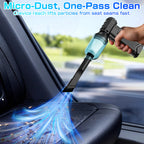 Computer Keyboard Vacuum Cleaner Powerful Turbo Fan Violent Jet Blower Cleaning Tools Air Duster Hair Dryer Electric for Car Camera Home Outdoors Camping Truck RV Universal