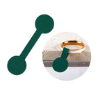100/200PCS Round Price Tag for Jewelry Bracelet Earring Necklace Display Stand Card Packaging Sticker Self Adhesive Blank Label