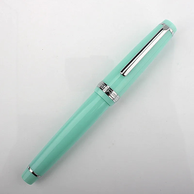 Jinhao 82 Fountain Pen Acrylic EF/F/M/Bent Nib Golden Trim with Converter Writing Pen