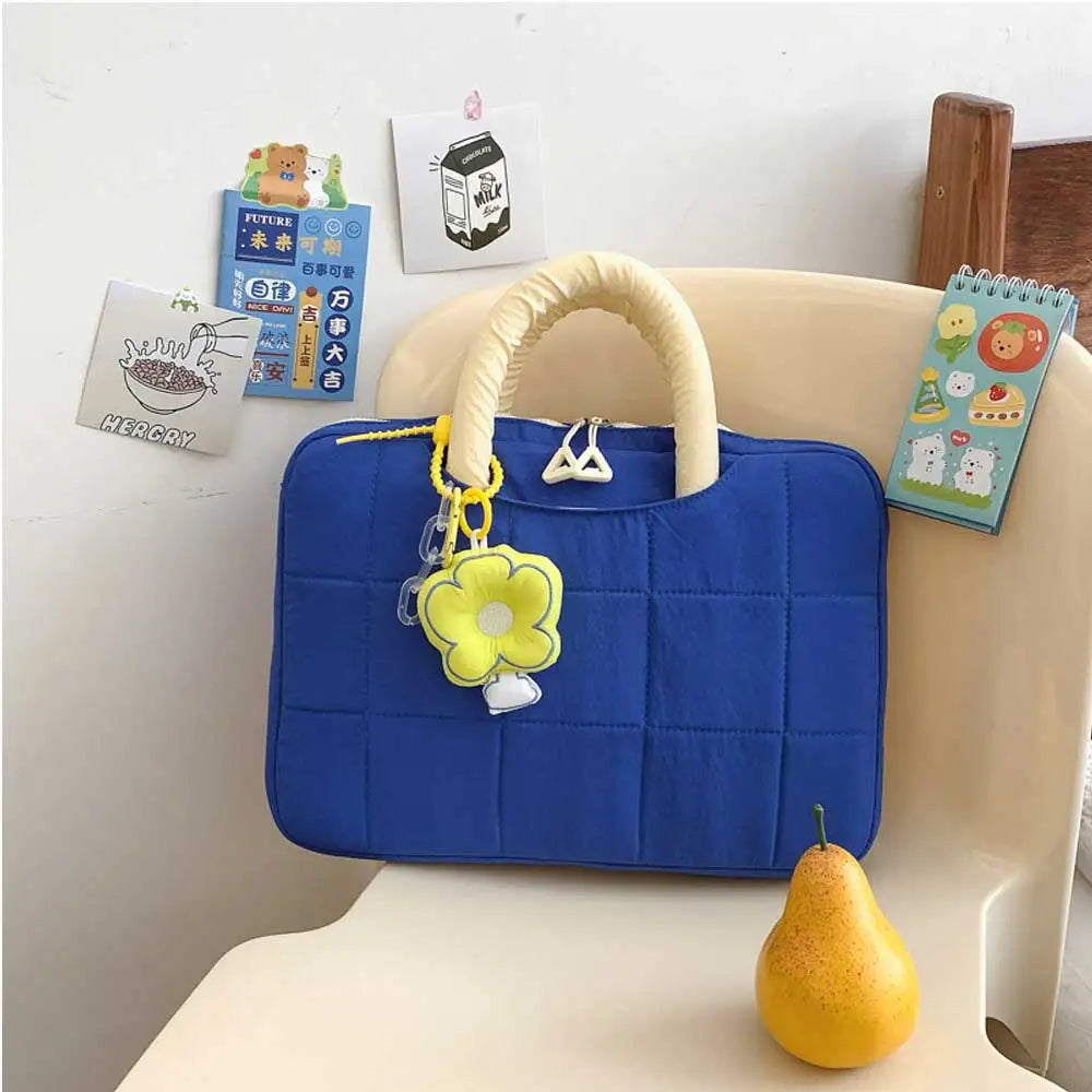 Lightweight Puffy Laptop Sleeve 14/16 Inch Commuter Laptop Briefcase Notebook Sleeve Notebook Case Portable Handbag for Women