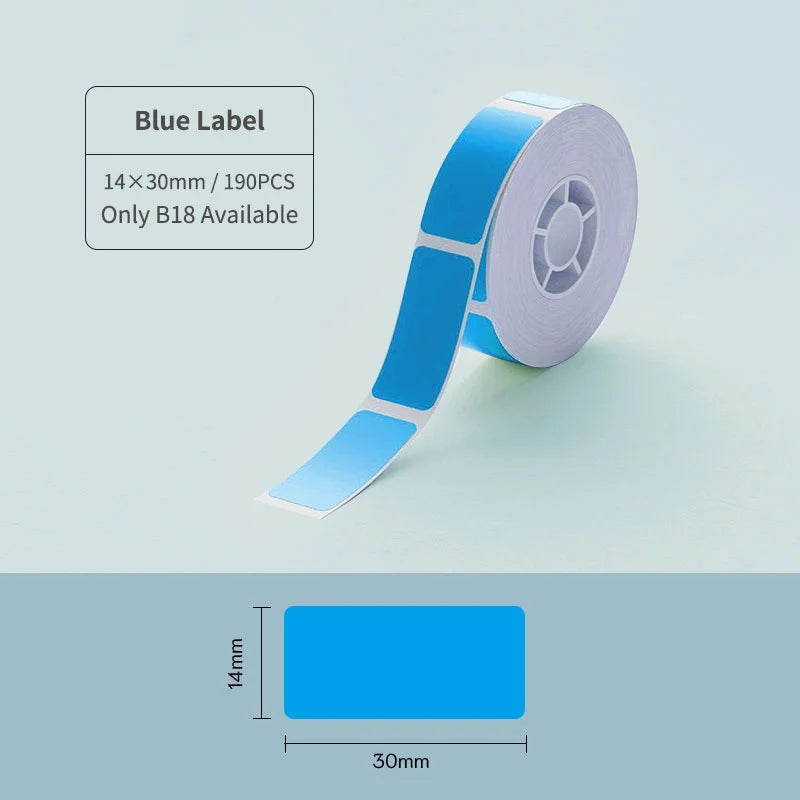 Wireless portable printer color label printer NIIMBOT B18 thermal transfer technology ribbon printing multi-color printing