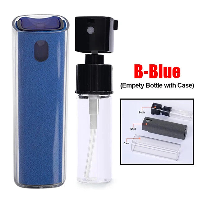 Mini Screen Cleaner Spray Smartphones Soft Microfiber Polishing Cloth Phone PC Cleaner Set Cleaning Brush for Apple IPad IPhone
