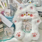 Multifunctional Photocard Case Bear/Rabbit/Chick Bus Door Cards Sleeve Cute Cartoon Photo Card Holder School Office