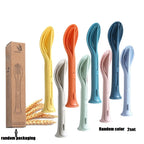 Three-in-One Portable Student Dining Set - Travel-Friendly Cutlery Including Knife Fork Spoon
