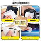 200-10Pcs/Box Glasses Cleaner Wet Wipe Disposable Anti Fog Misting Dust Remover Cleaning Lens Wipes Sunglasses Phone Screen