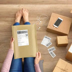 50/40/30/20/10X Kraft Bubble Mailers Envelopes Bags Yellow Seal Adhesive Shipping Bag Waterproof Mailing Business Gift Packaging