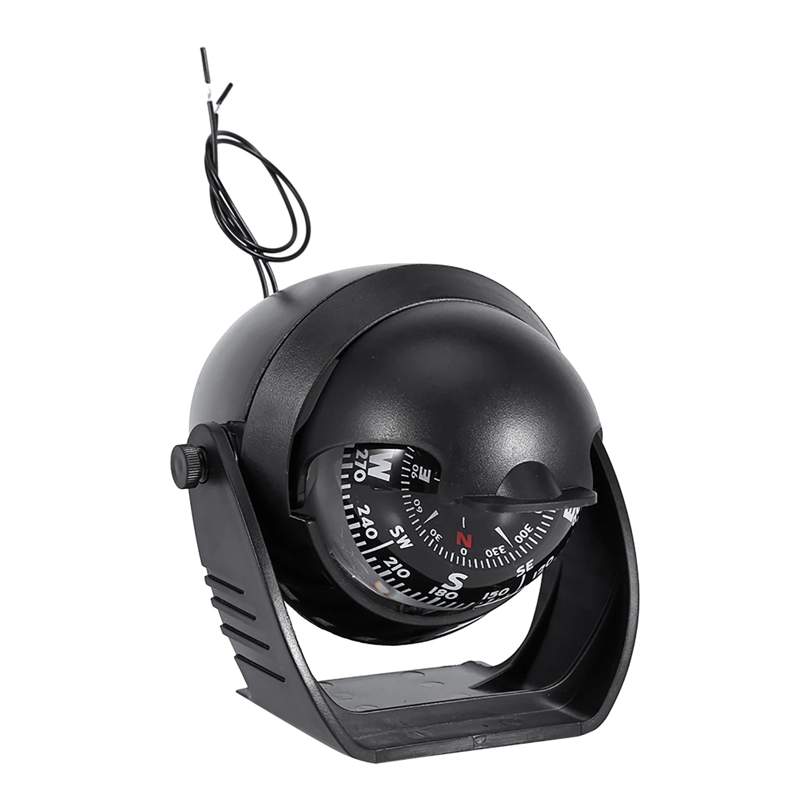 Navigation Pivoting High Precision LED Light Pivoting Compass Navigation Electronic Compass for Marine Boat Car