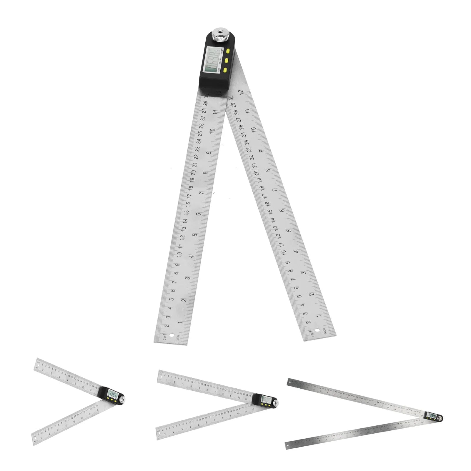 200/300/500mm Digital Protractor Inclinometer Angle Finder Level Measuring Instrument Digital Goniometer Angle Ruler