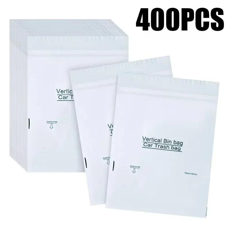 Self-Adhesive Disposable Trash Bag Thicken Waterproof Garbage Bag Leak-Proof Rubbish Storage Bag for Car/Home/Office